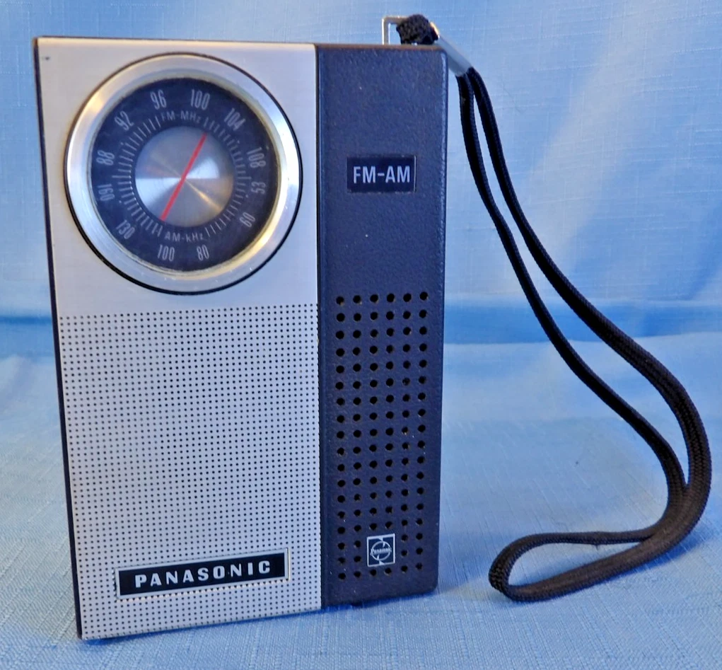 Vintage Panasonic AM FM Radio Indiana Collectible Transistor