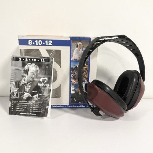 Hellberg Sweden Industrial Safety Earmuffs 23 NRR 27 SNR Hearing Protection