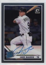2019 Panini Donruss Optic Rated Rookie Signatures Jake Bauers #RRS-JB Auto b4d