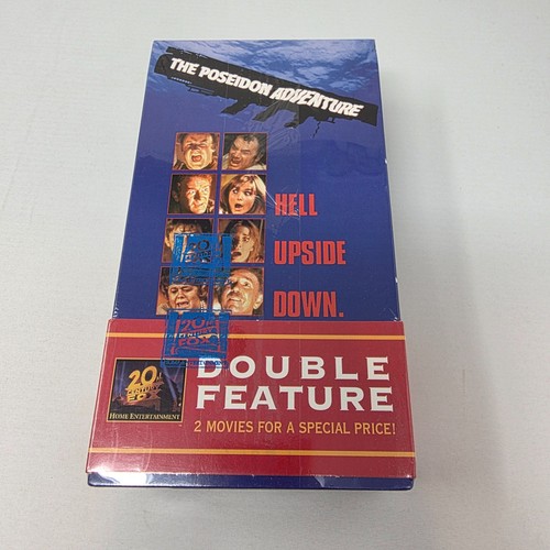 The Poseidon Adventure/The Towering Inferno VHS 2 Pack Double Feature Watermarks - Picture 2 of 6