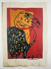 Andy Warhol COA Art Painting Original Drawing Vintage Paper Signed