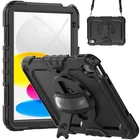 Case for iPad 11 inch (A16, 2025) Heavy-Duty Case w/ Built-in Screen Protector
