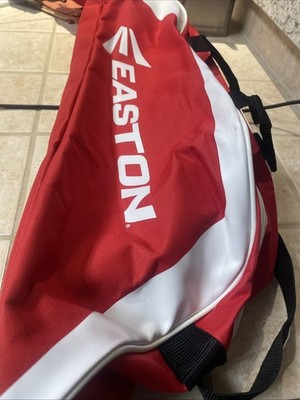 Easton E100T baseball tote bag holds 2 bat j style fence hook red 35Lx7Wx8.5H 