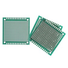 3Pcs Breadboard Solderable Board 50mm x 50mm Green Circuit PCB Board