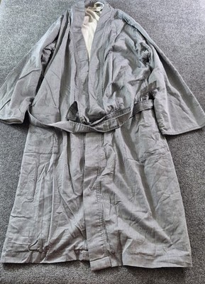 Yves Delorme Paris Bath Robe Adult Size Large Gray Romeo Fusain NWT