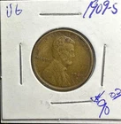 1909 S Lincoln Cent, VG Key Date