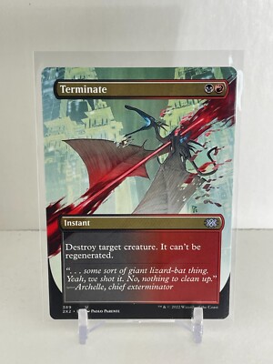 BORDERLESS Terminate Double Masters 2022 MTG Cards NM/Mint | eBay