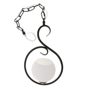 Glass Iron Lighting Replacement Ceiling Light Fixture Flush Mount