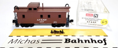 Micro Trains Line 51100 34' Sheathed Caboose AT&SF 1207 N 1:160 h69 å