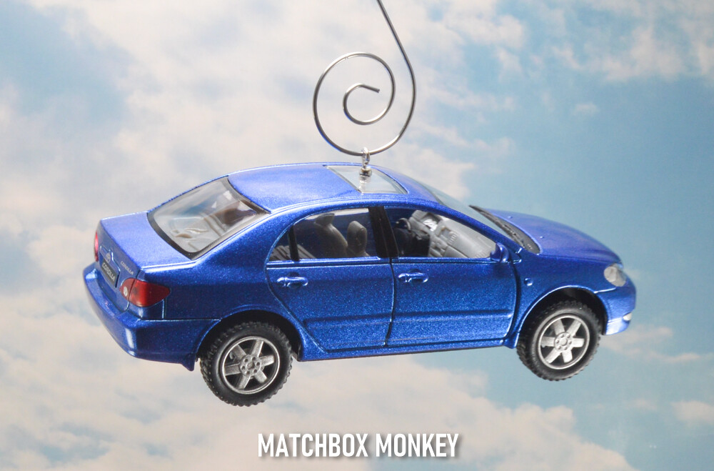 2008 Toyota Corolla (E130) 1/34 Custom Christmas Ornament Car