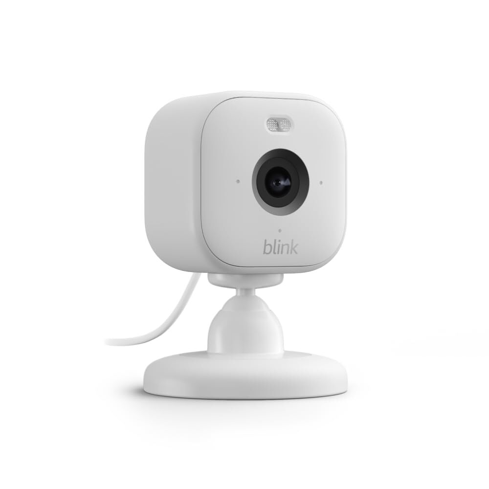 Blink Mini 2 — Plug-in smart security camera, HD night view in color, built-i...