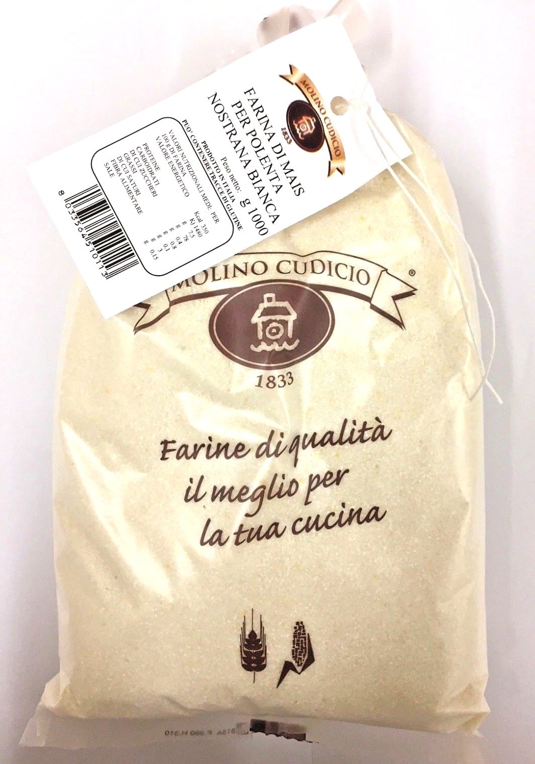 Farina Di Mais Per Polenta Bianca Molino Cudicio G 1000 8033564510113 Ebay