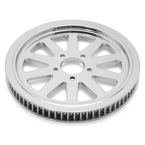 Chrome 70 Tooth 1-1/8 Rear Pulley for Harley Dyna Low Rider Street Bob FXDWG - Picture 5 of 12