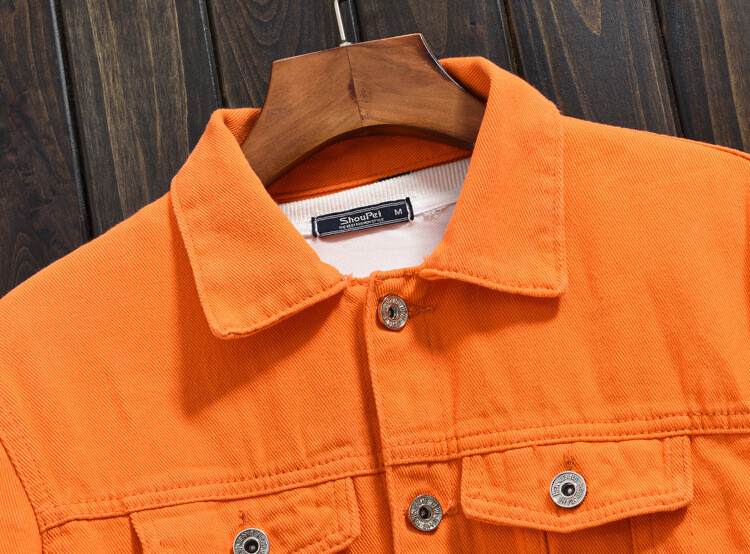Loose jacket deals orange