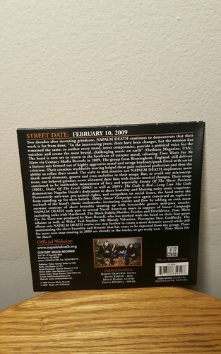 Napalm Death - Time Waits for No Slave (CD Sampler, 2009, Century Media) - Picture 2 of 3