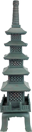 Pagoda Lantern Asian Style Japanese Outdoor Sculpture Garden Statue Decorations - Picture 3 of 4