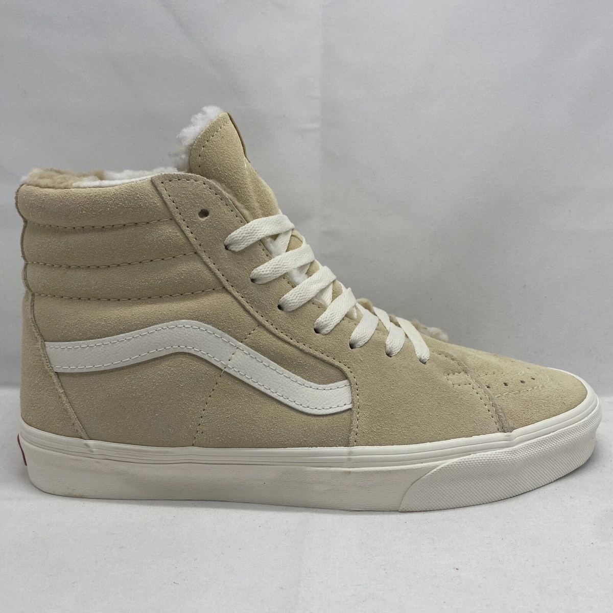 Vans SK8 Hi Sherpa Cozy Hug Biscotti Men\'s Classic Skate Shoes Size 10.5 Vans SK8-Hi Cozy Hug Biscotti Brown Sneakers | Mercari main image 2