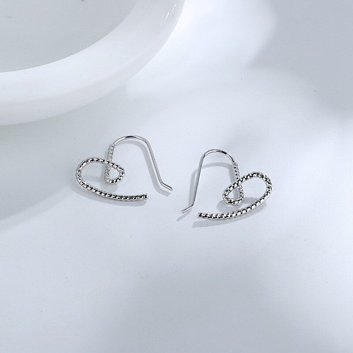 Regalo Mujer Niña Pendientes Personalizados Moda Amor Corazón Tachuelas Joyería - Imagen 5 de 11