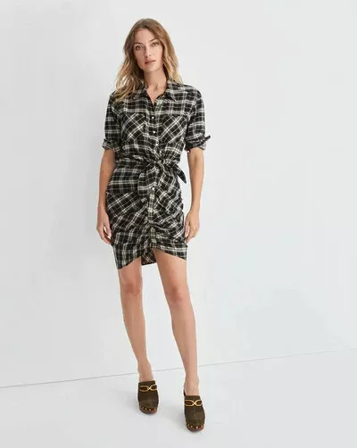 Veronica beard sierra plaid clearance dress