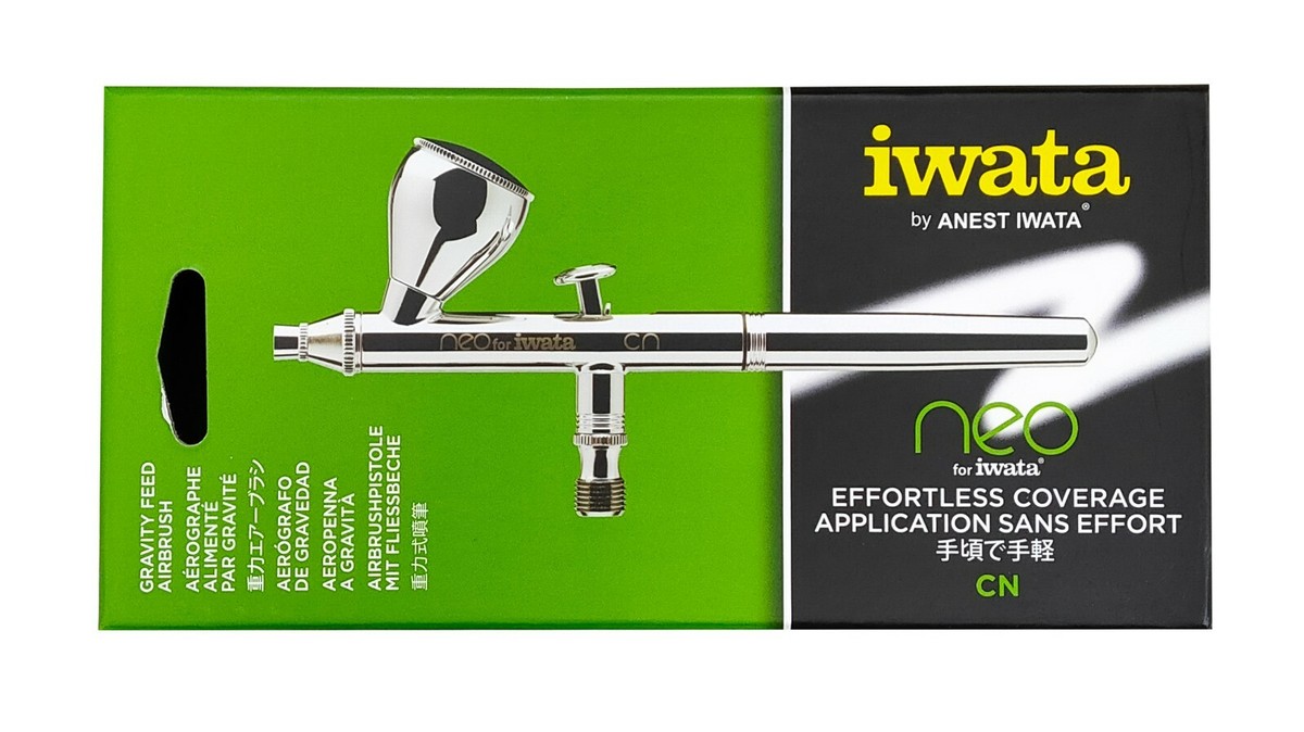 Aérographe Iwata CN Neo - Alimentation Par Gravité, Buse 0.35mm - Pour Nail Art, Modélisme Et Décoration