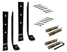 4 Pack Shed, Arbour, Gazebo, Pergola Anchor Bracket, Screw Fixing - Hard (LONG)