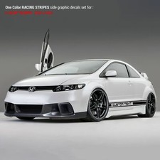 Racing Side Stripes For Honda Civic Racing Side Stripes For Honda Civic