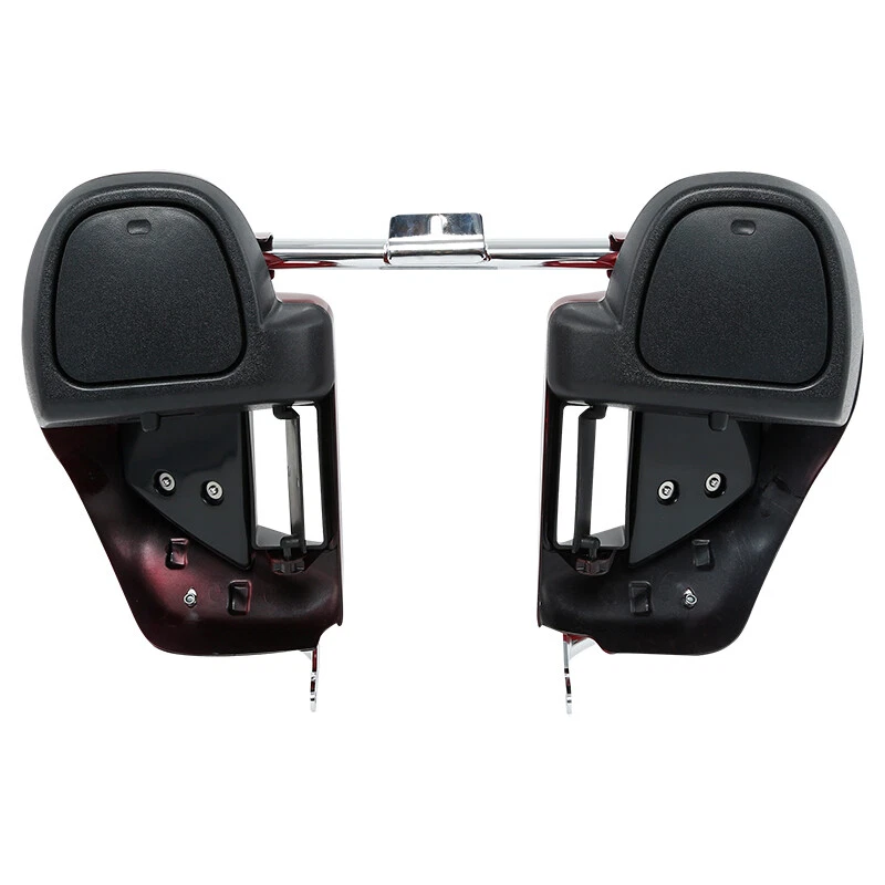 Красные нижние вентилируемые обтекатели защита двигателя от аварии подходят для Harley Road Glide 14-Up - Изображение 4 из 4