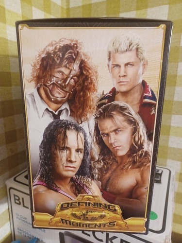 WWE DEFINING MOMENTS BOX SET CODY RHODES BRET HART SHAWN MANKIND WWF AEW LJN MOC - Bild 4 von 7