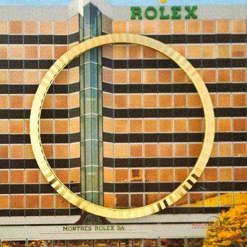 Original Rolex DJ DD 36mm 16233 18238 18038 Fluted 18K Yellow Gold Bezel #A43