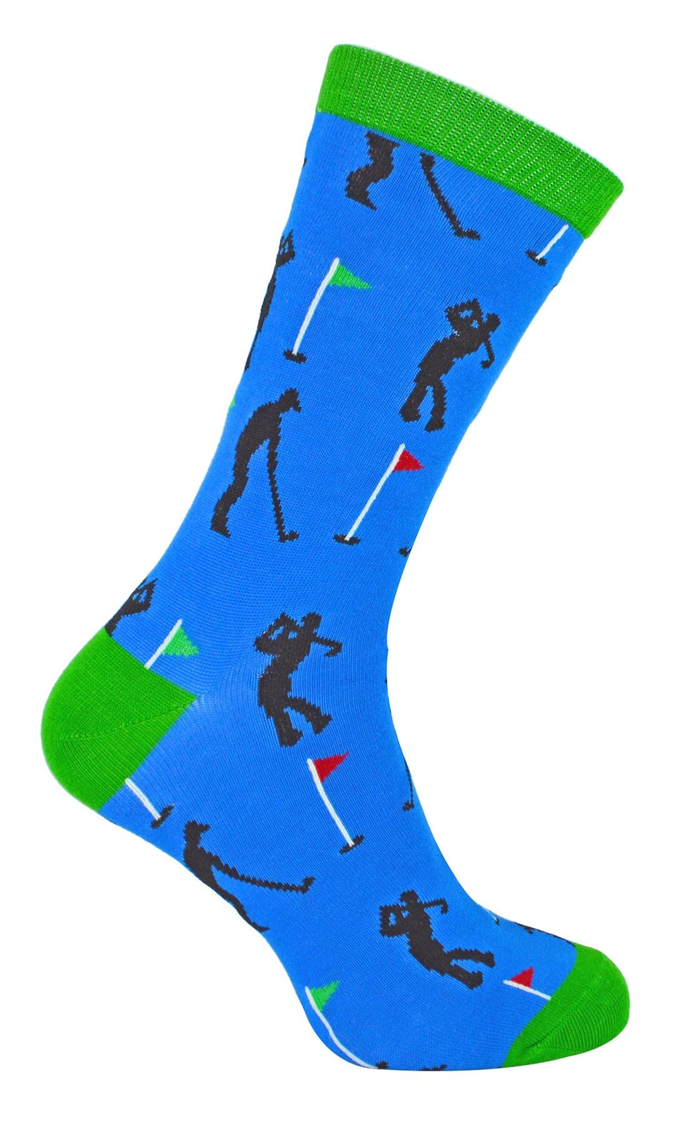 Mr Heron - Calcetines de Golf Novedad Divertidos para Hombre | Calcetines de Vestir de Bambú con Patrones Divertidos