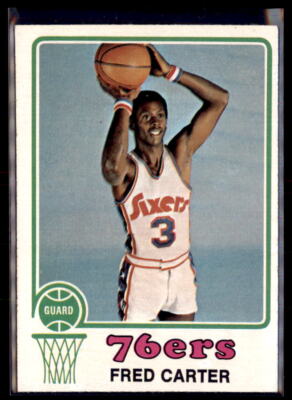 1973-74 Topps Basketball Fred Carter Philadelphia 76ers #111 