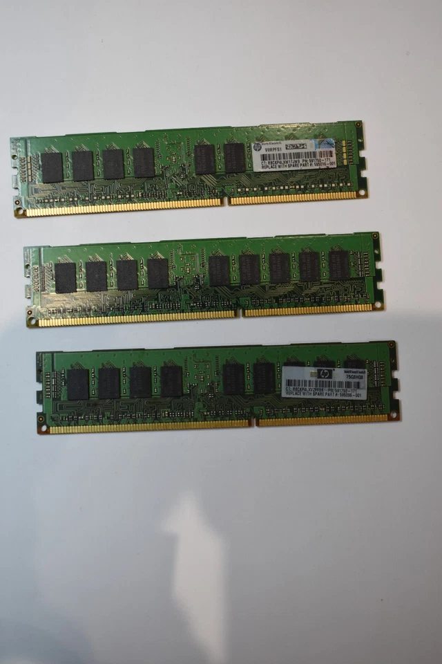 Samsung M393B5270CH0-CH9Q5 4GB 1rx4 PC3-10600R DDR3 240P CL9ECC DIMM Servidor RAM Foto 3 de 3
