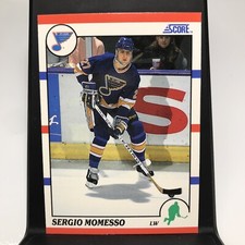 1990-91 Score Canadian Sergio Momesso Rookie St. Louis Blues #224