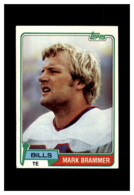 1981 TOPPS FOOTBALL BILLS #283 MARK BRAMMER 