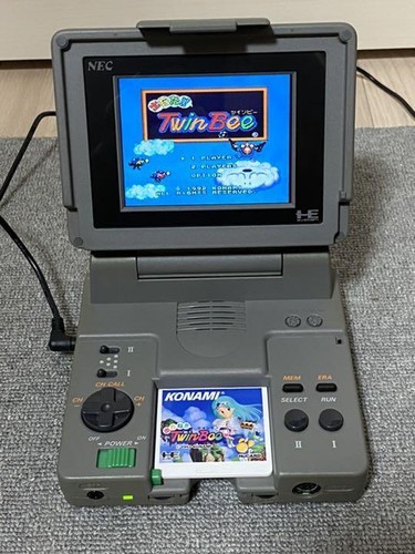 PC Engine LT Handheld Console System PI-TG9 BOXED From JP Import F