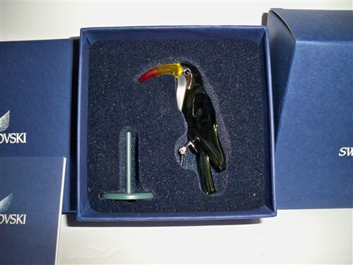 SWAROVSKI - スワロフスキー 『トロピカルバードオオハシ』 ブラックダイアモンド SWAROVSKI BELYAKA 275579 BLACK DIAMOND TROPICAL BIRD | eBay