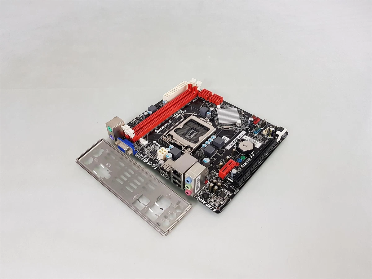 Biostar H61MGV3 Socket LGA1155 DDR3 Mini ITX Motherboard with I O shield