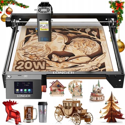 LONGER RAY5 Laser Engraver 130W - High-Precision Laser Engraving and Cutting