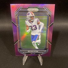 2022 Panini Prizm Football Micah Hyde PURPLE 001/125 #36 - First On The Print