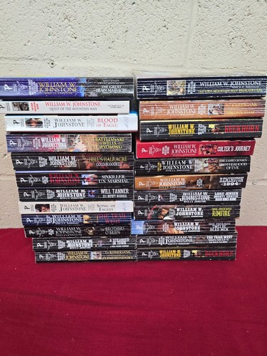 William W. Johnstone Paperback Western Books Lot of 23