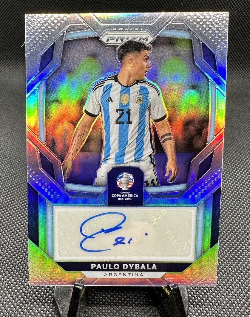 2024 PANINI COPA AMERICA PAULO DYBALA AUTO /99 ARGENTINA SILVER PRIZM🔥🔥🔥