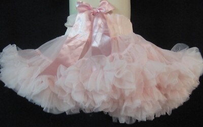 Oopsy Daisy Baby Girls Pink Pettiskirt Ballet Tutu with Pink Bow Size 0-3 Months
