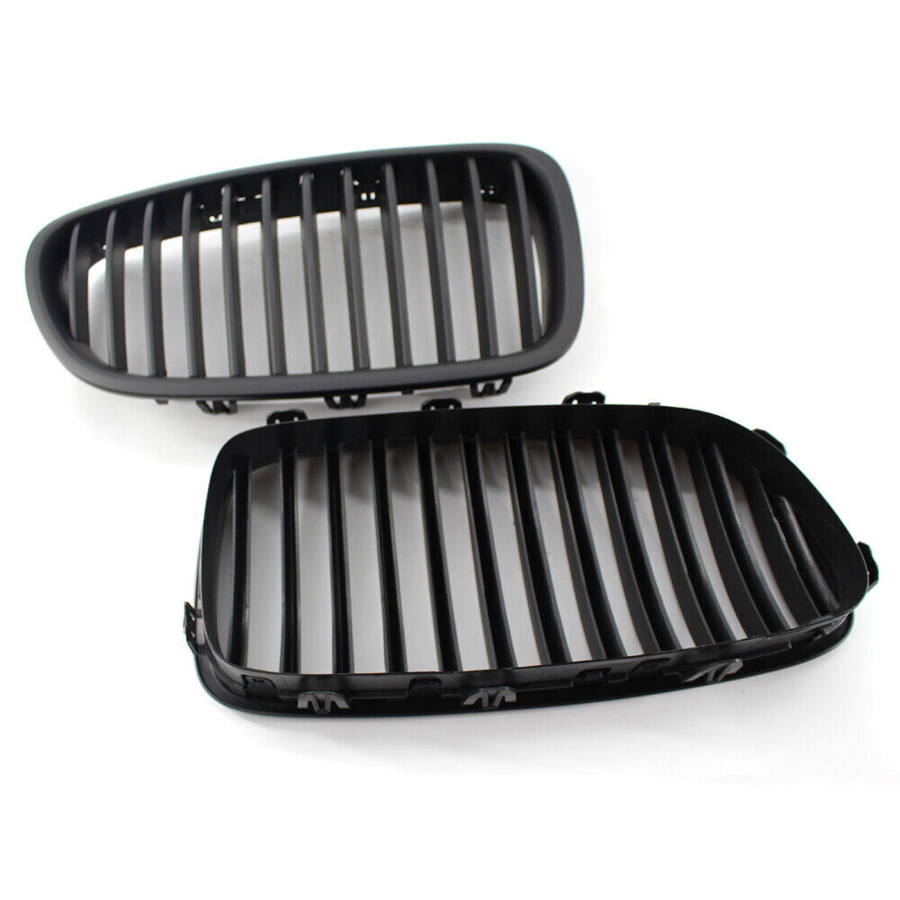 Matte Black Car Grille Grill Sedan/Wagon for BMW F10 F18 M5 2011-2015 4 Door