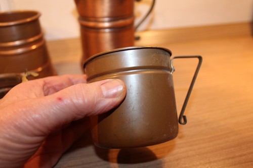 6 x verschiedene Vintage Deko Kupfer Töpfe, Kannen - Bild 10 von 12