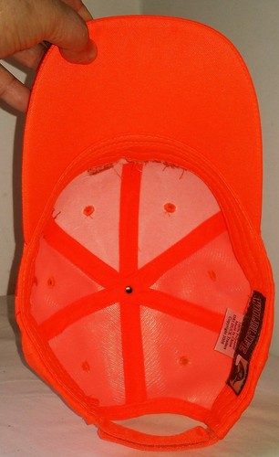 Dri Duck Wildlife Series Deer baseball Hat Cap Blaze Orange Napa Filtration - Picture 7 of 8