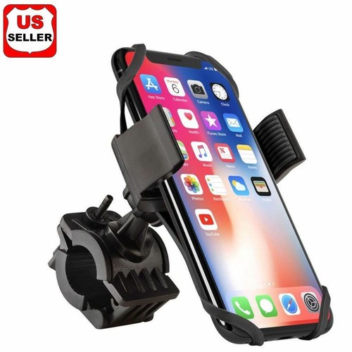 Universal Adjustable CELL PHONE HOLDER Motorcycle Bike Bicycle Handlebar Mount 2 - Picture 2 of 5