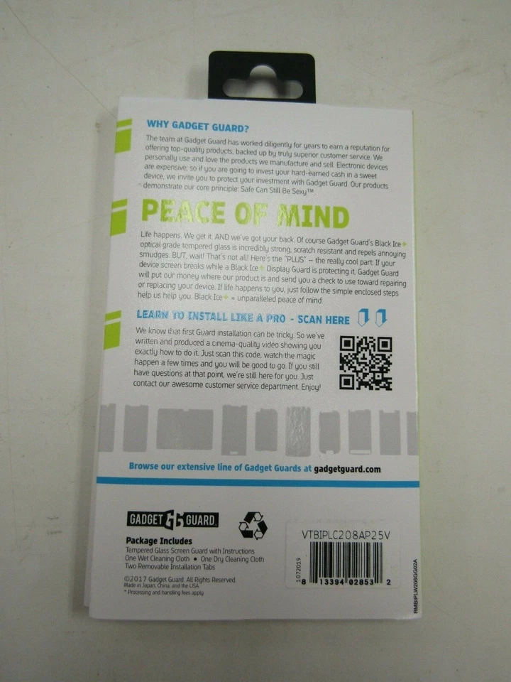 GADGET GUARD GLASS SCREEN PROTECTOR, IPHONE 6S/7/8, PLEASE READ!! 7856 - Image 2 of 3