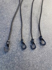 25cm LONG BUNGEE STRAP ELASTIC LUGGAGE GOLF ROPE CORD HOOKS STRETCH TIE CAR BIKE