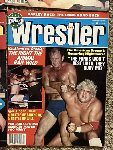 Lote de 12 revistas de colección The Wrestler Magazines años 70-80 NWA WWF AWA WCCW - Imagen 4 de 13
