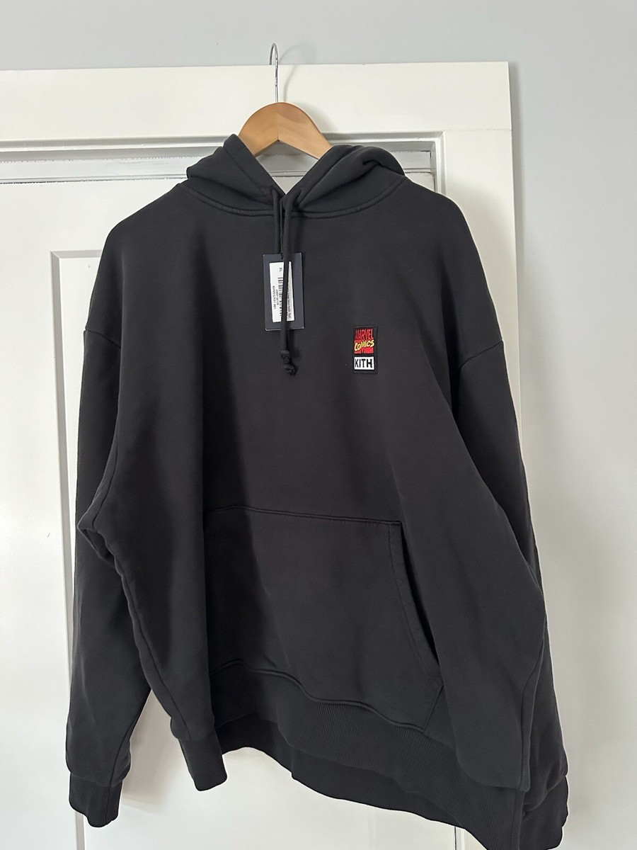 トップス Marvel Kith Vintage Nelson Hoodie KITH x Marvel Comics Vintage Nelson Hoodie|L|Black Sold out